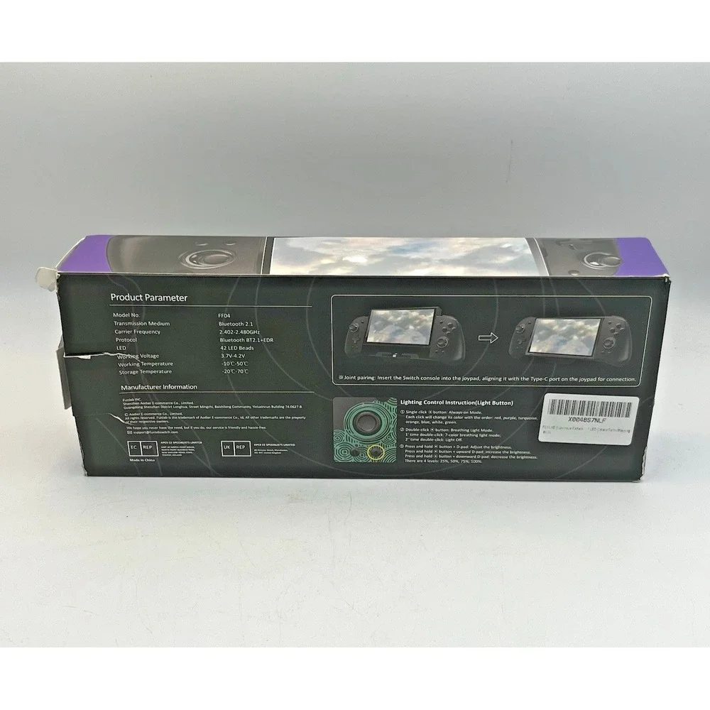 FUNLAB Luminpad Handheld Controller Joypad for Nintendo Switch/OLED RGB Camo